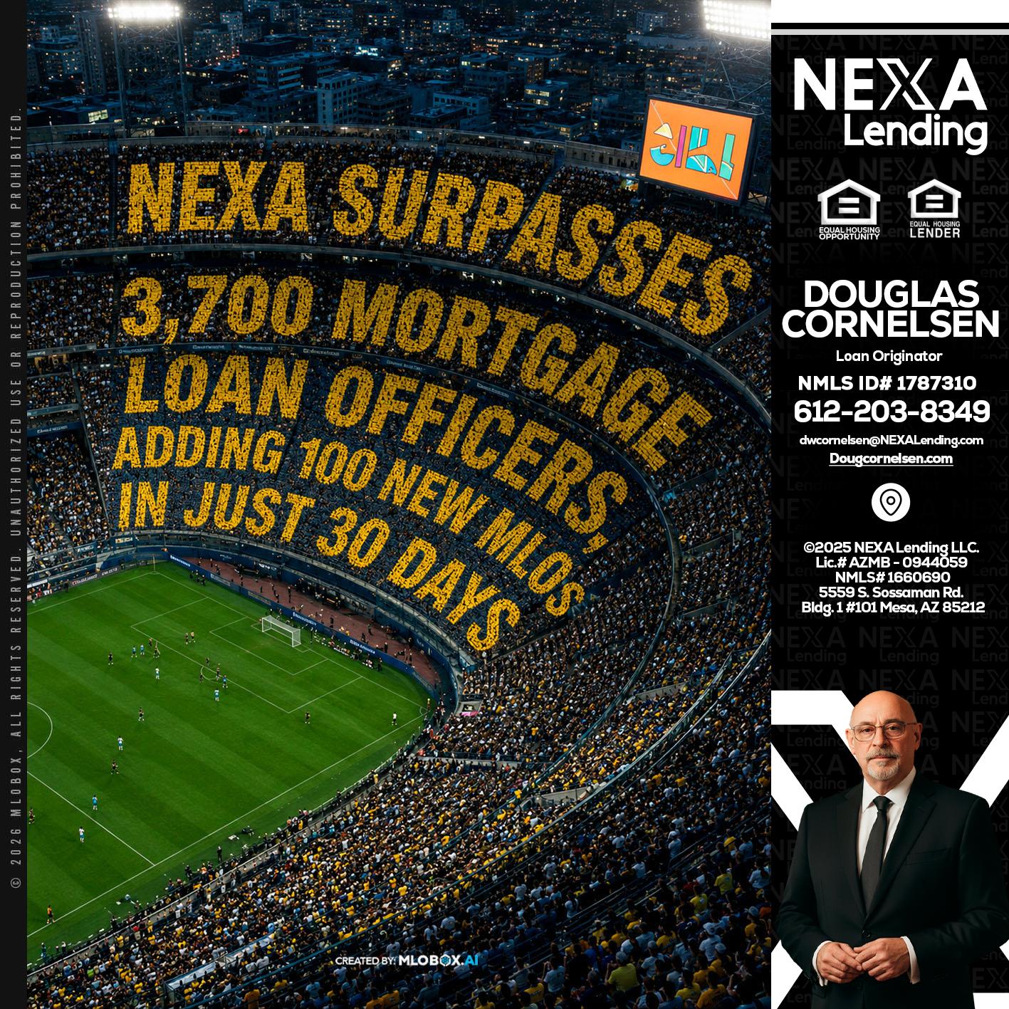 NEXA SURPASSES - Douglas Cornelsen -Loan Originator