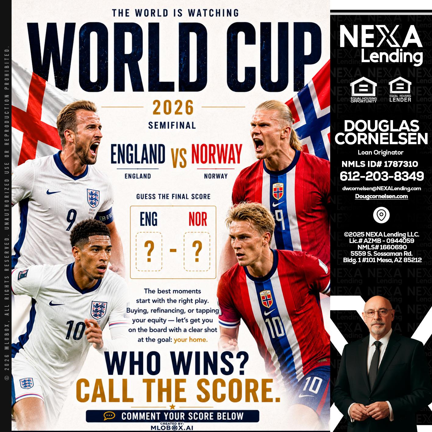WORLD CUP 2026 - Douglas Cornelsen -Loan Originator