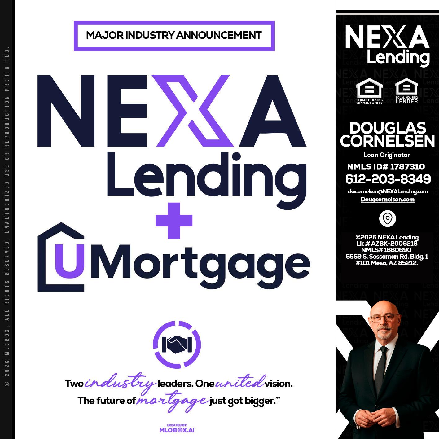 NEXA LENDING U MORTGAGE - Douglas Cornelsen -Loan Originator