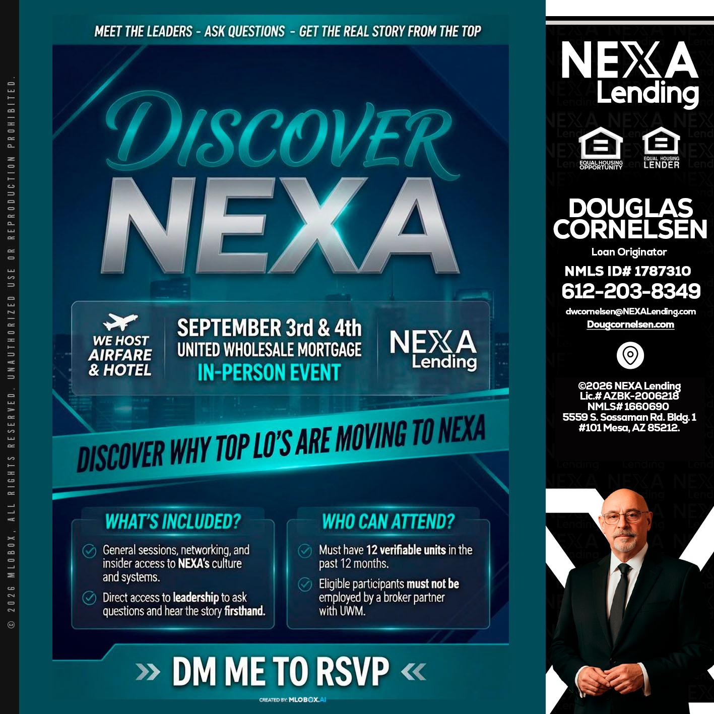 DISCOVER NEXA - Douglas Cornelsen -Loan Originator