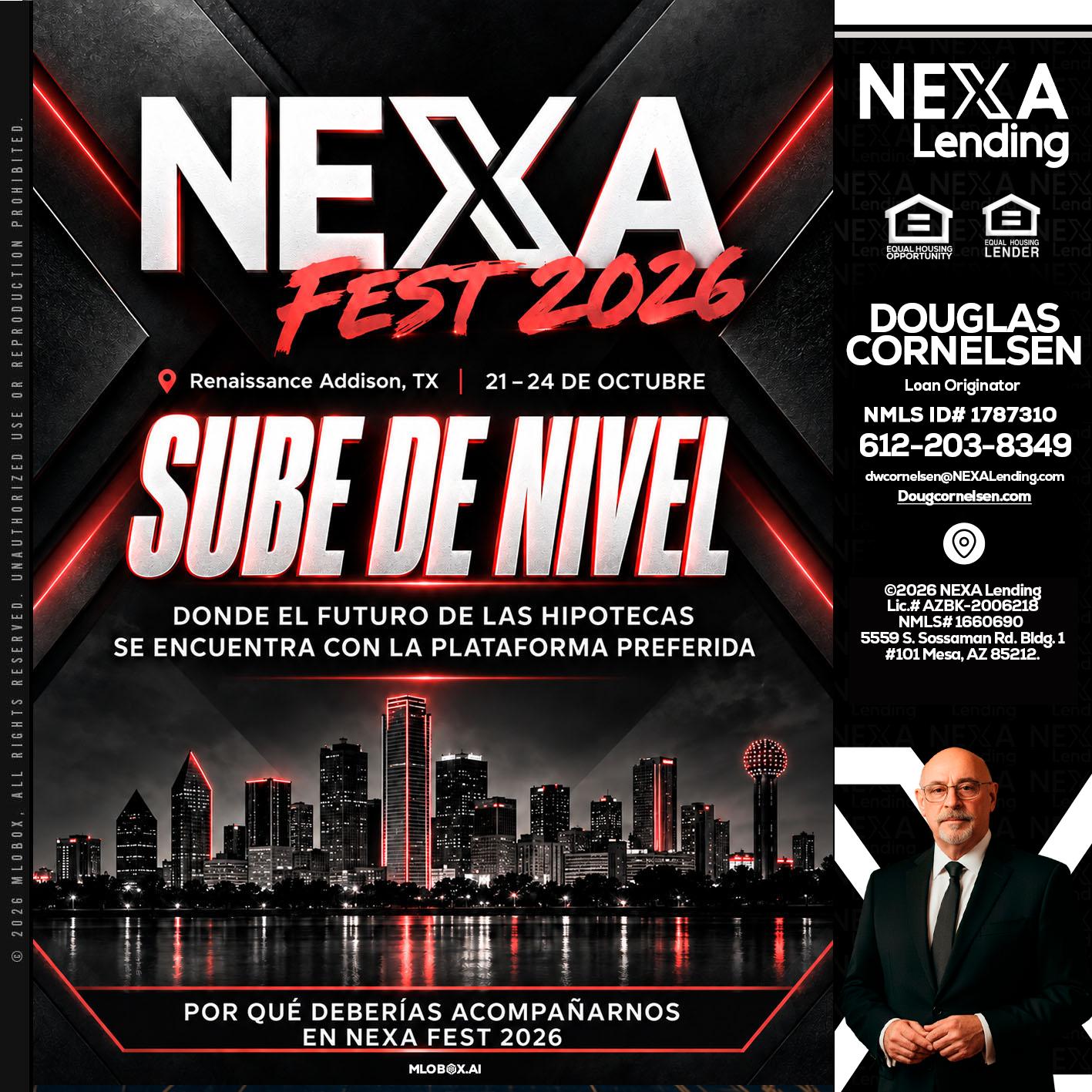 NEXA fest 2026 - Douglas Cornelsen -Loan Originator
