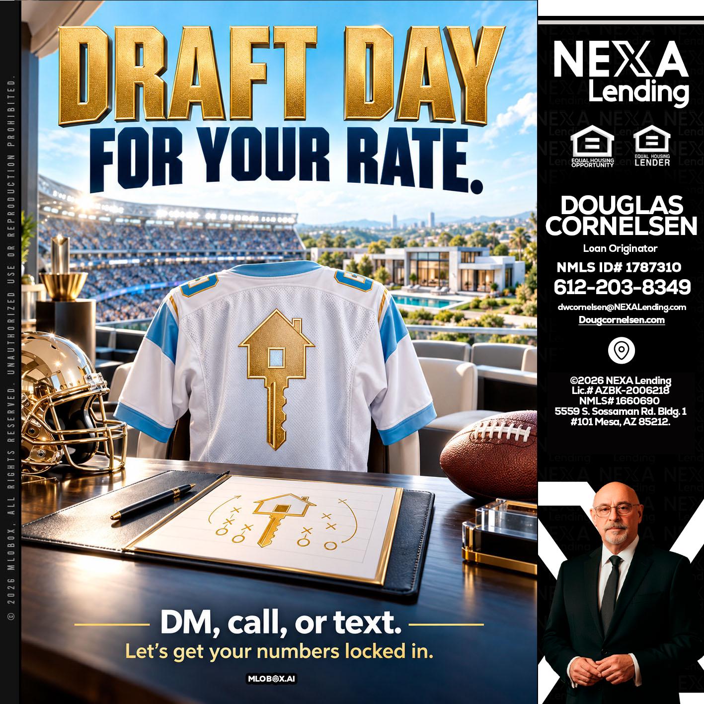 DRAFT DAY - Douglas Cornelsen -Loan Originator