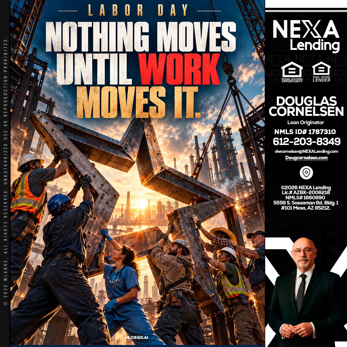LABOR DAY - Douglas Cornelsen -Loan Originator