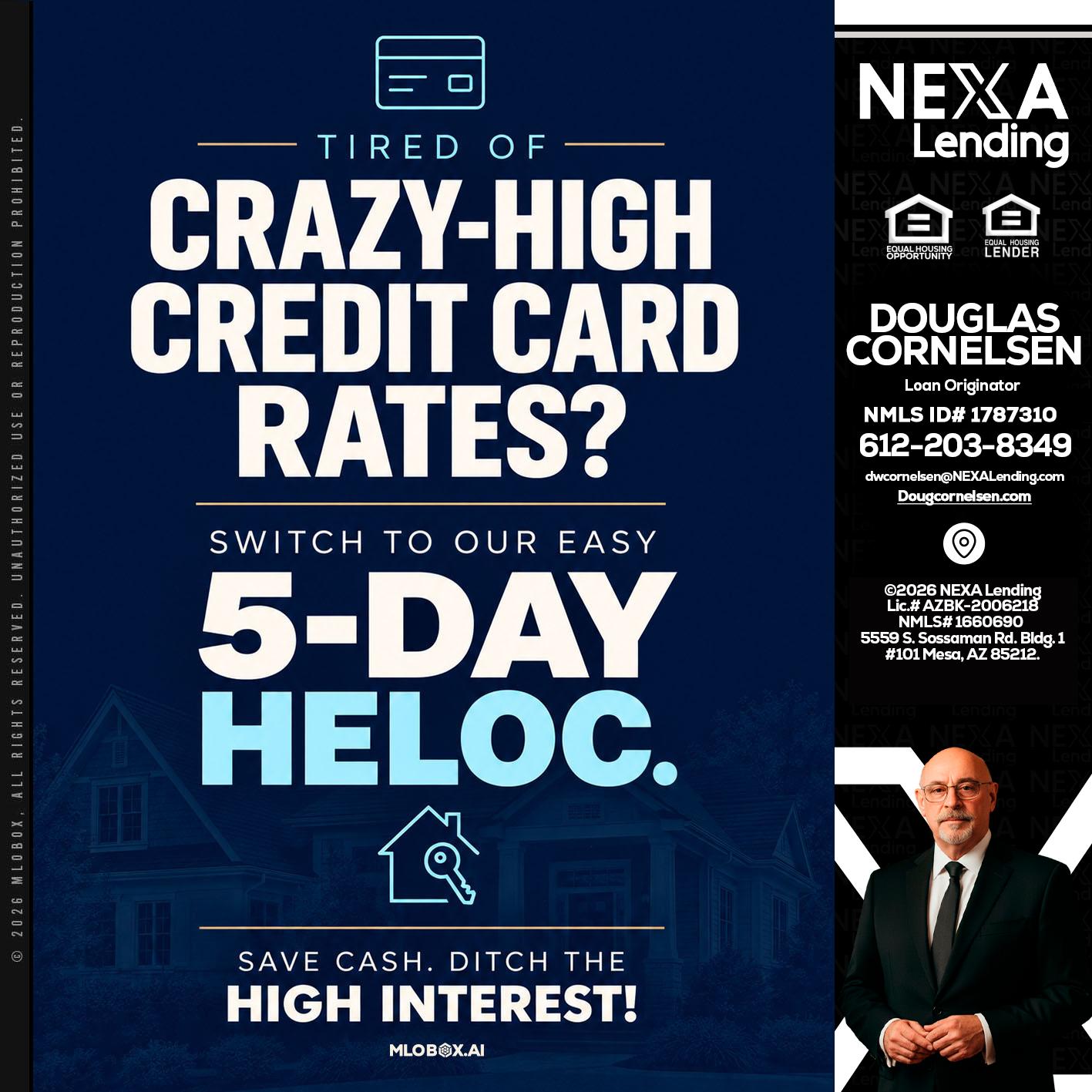 crazy high - Douglas Cornelsen -Loan Originator