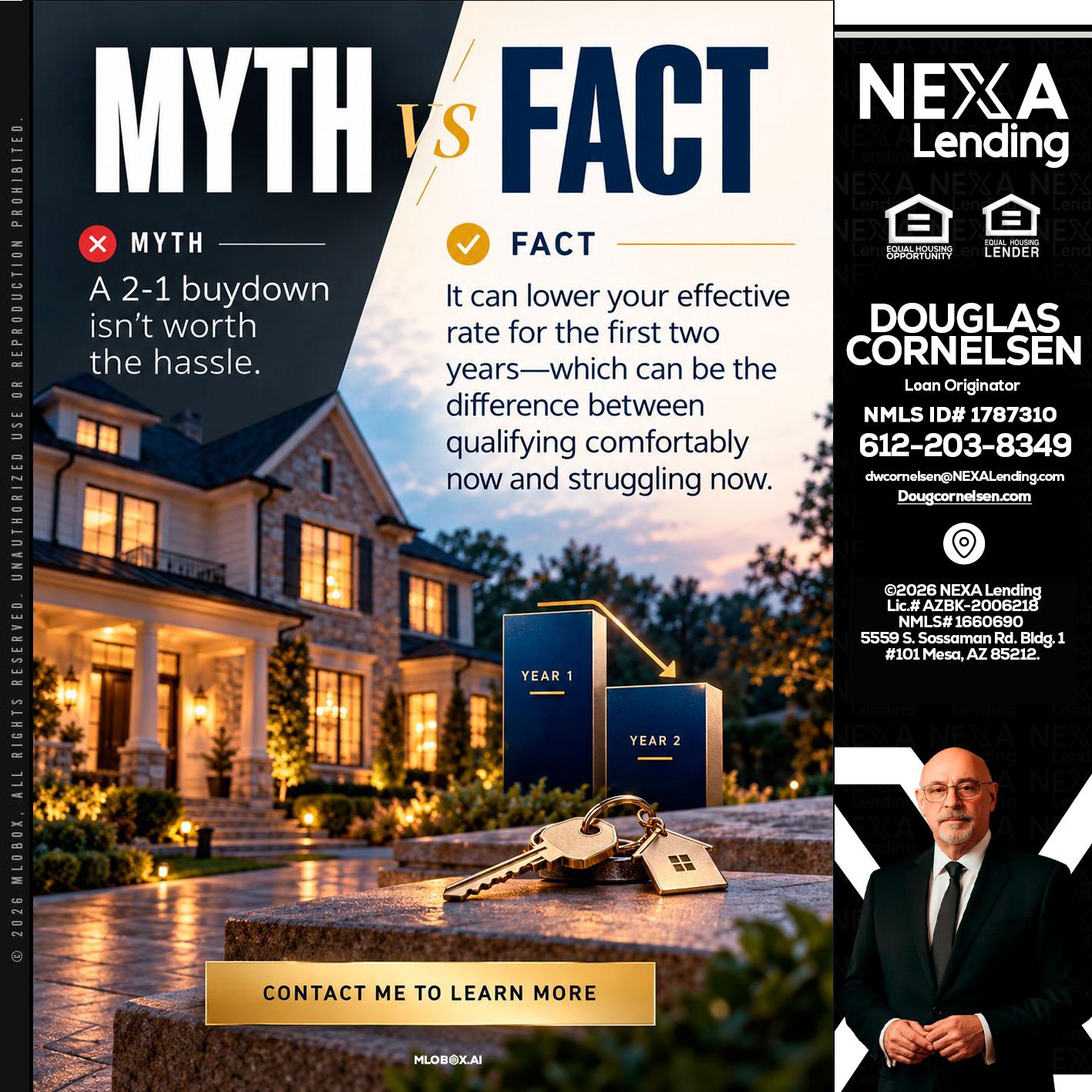 MYTH VS FACT - Douglas Cornelsen -Loan Originator
