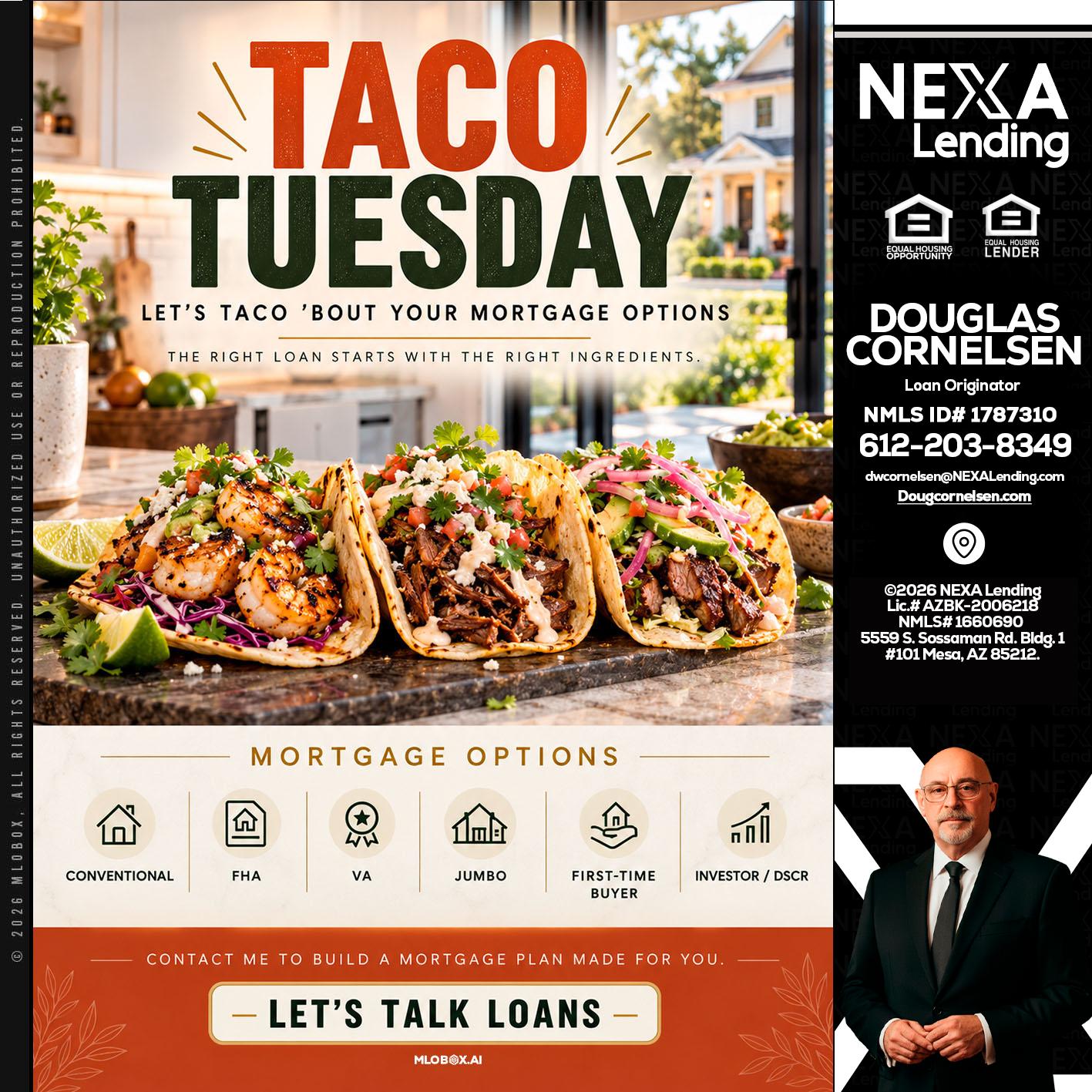 taco Tuesday - Douglas Cornelsen -Loan Originator