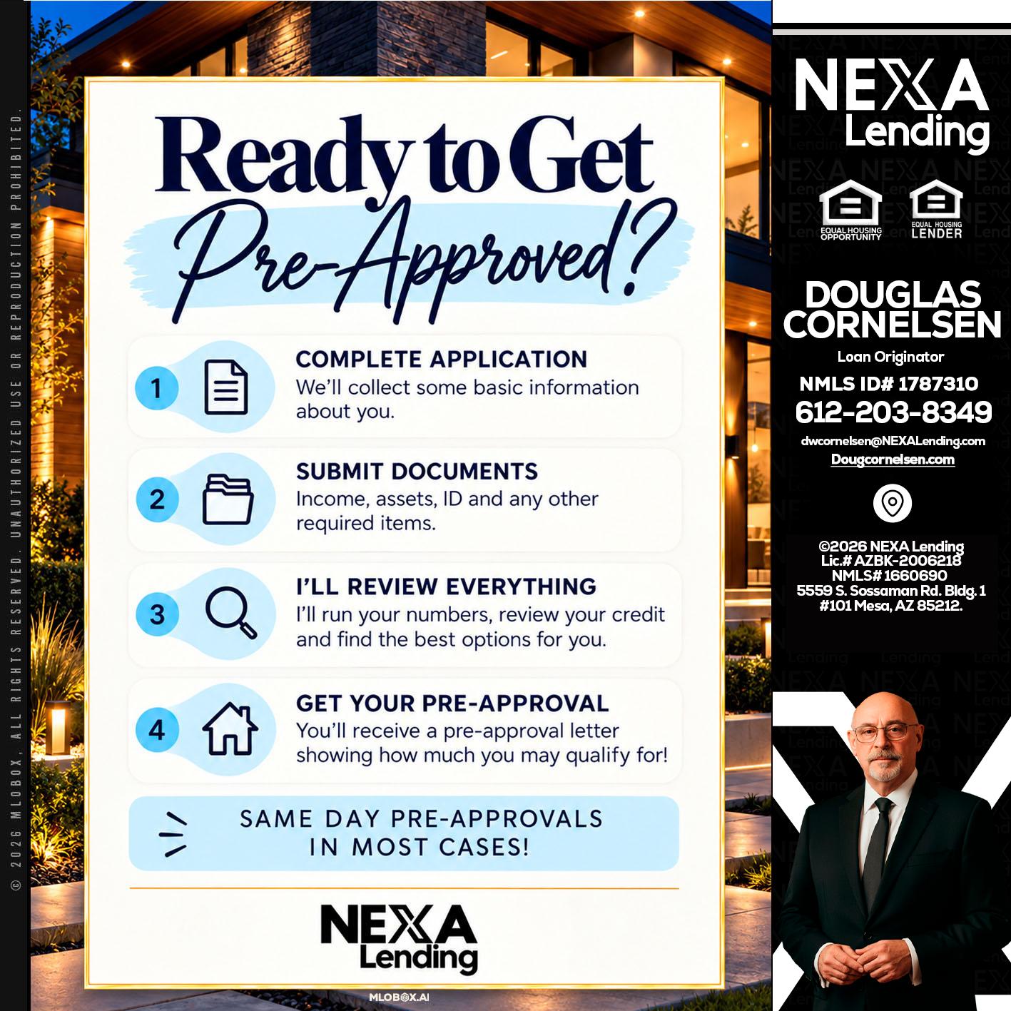ready to get - Douglas Cornelsen -Loan Originator