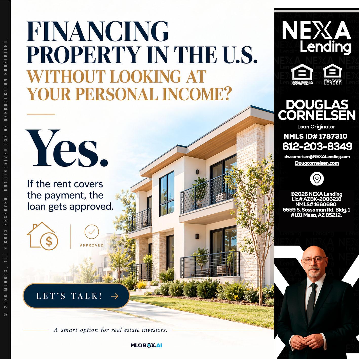 FINANCING - Douglas Cornelsen -Loan Originator