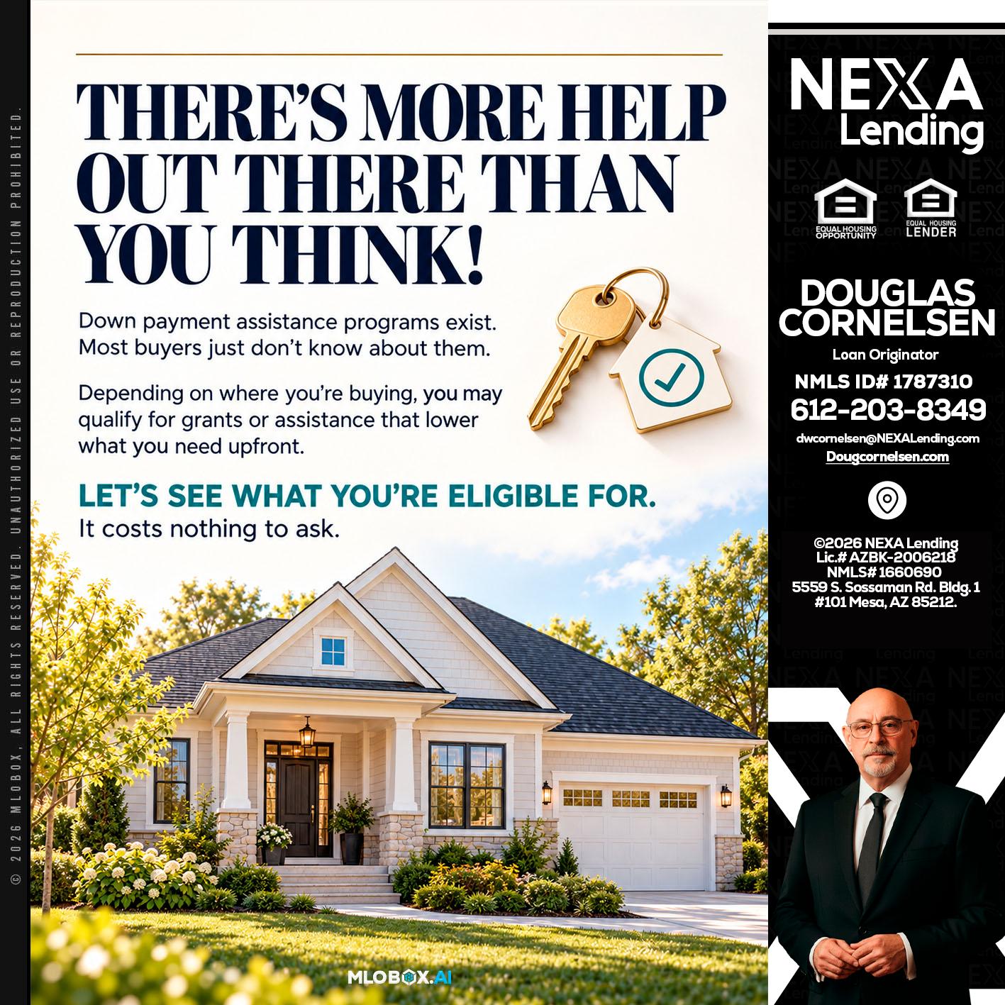 THERES MORE - Douglas Cornelsen -Loan Originator